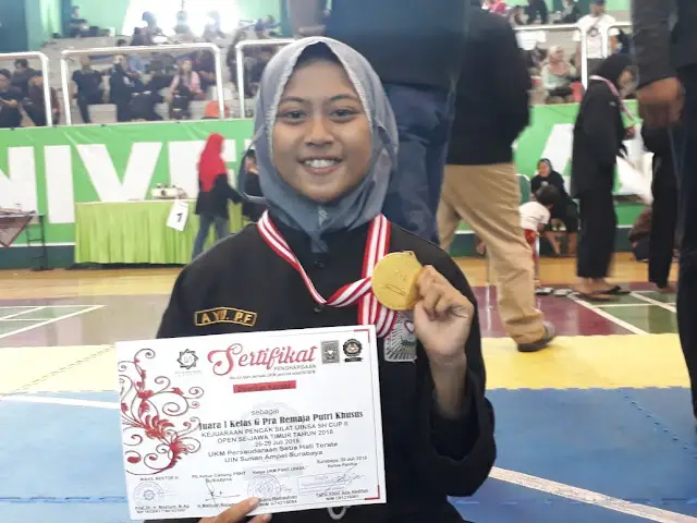 Awali Juara I dalam Ajang Kejuaraan Pencak Silat Tingkat JATIM
