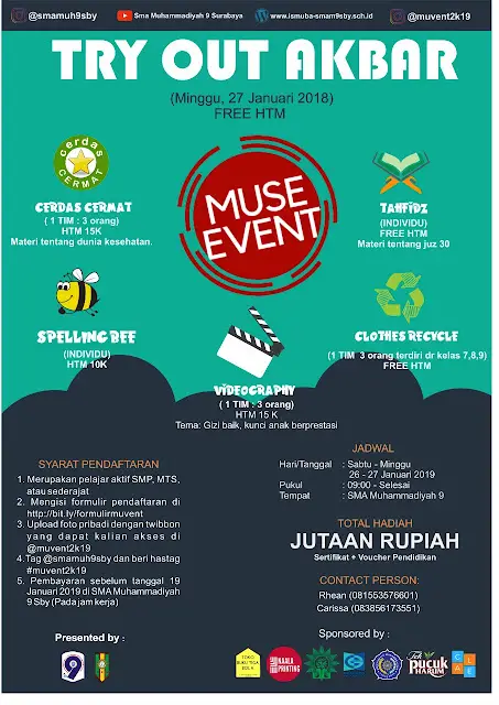 Muse Event SMA Muhammadiyah 9 Surabaya
