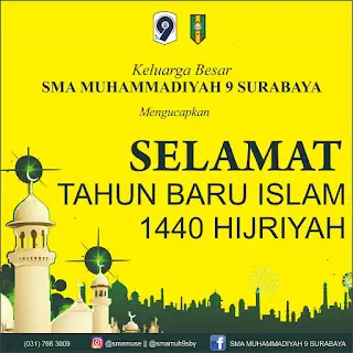 PR IPM SMA Muhammdiyah 9 Surabaya Gelar Kajian Untuk Memperingati Tahun Baru Hijriah