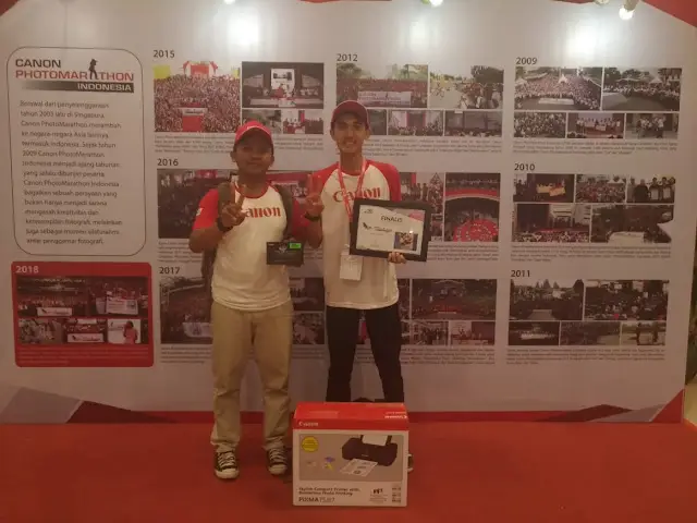 Sabet Juara Harapan Tingkat Nasional dalam Lomba Canon Photomarthon 2018