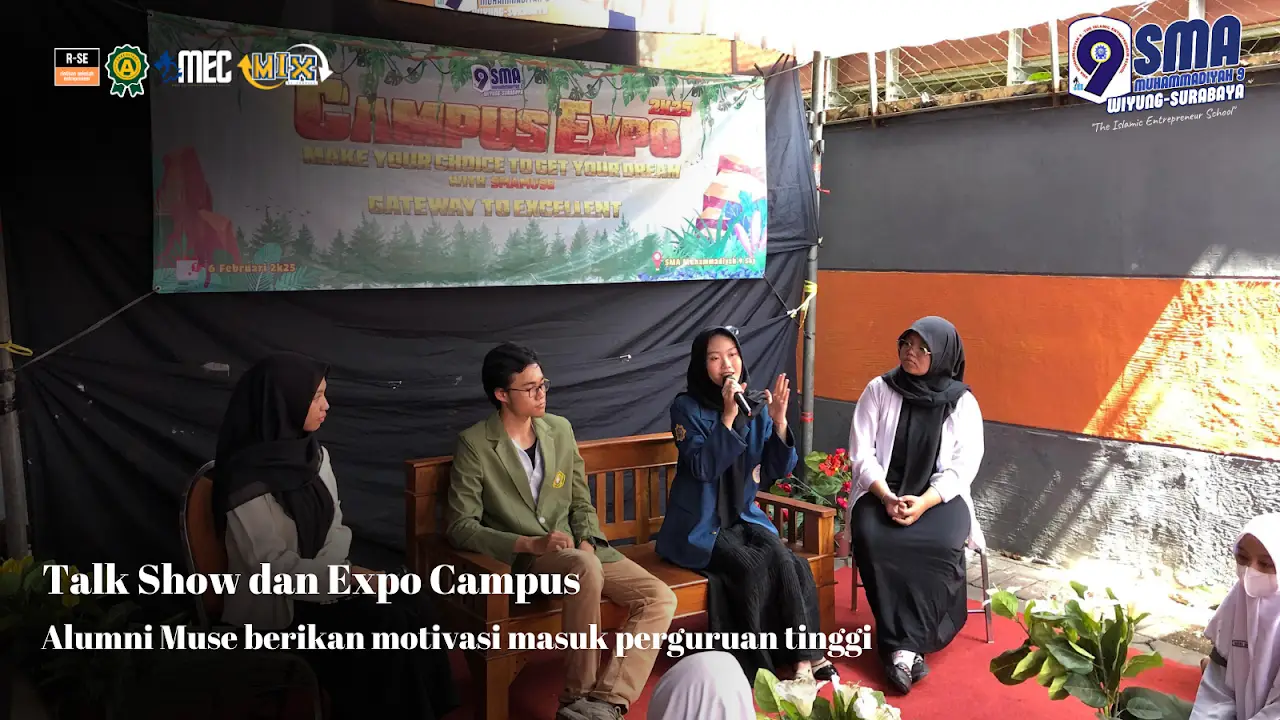 Talk show dan Expo Campus, Alumni Muse Berikan Motivasi Siswa Masuk Perguruan Tinggi